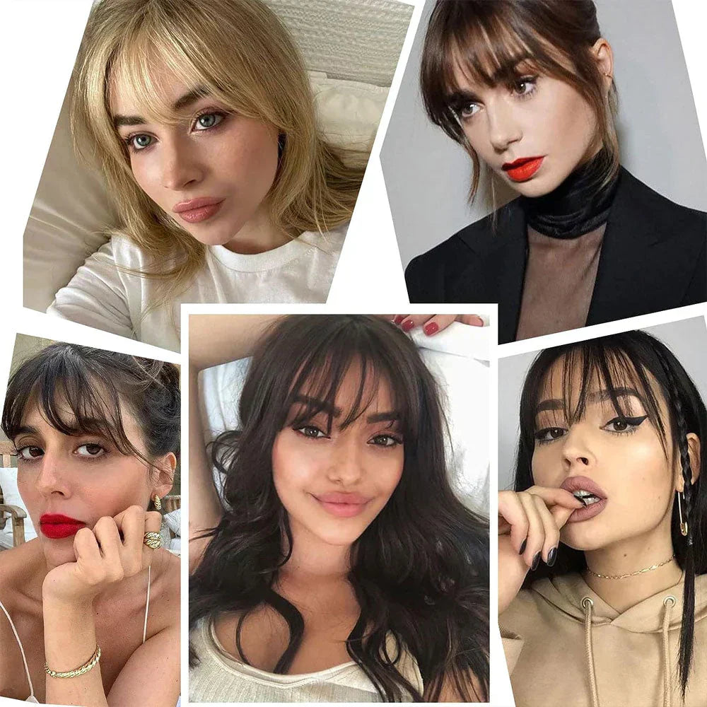 Dernière Chance : -50 % 🔥 | BangBella™ Frange Clip-in en 100 % Cheveux Naturels