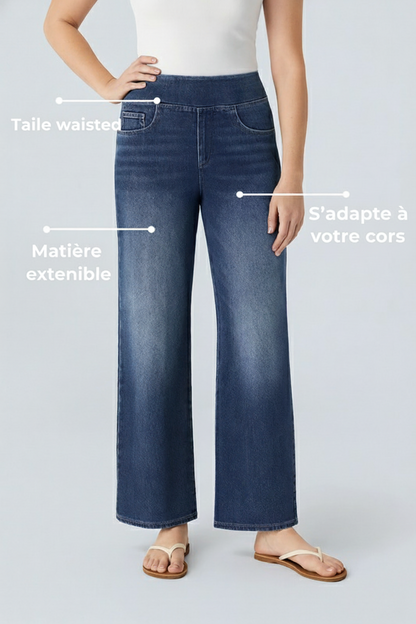 UltraStretch™ – Jean Taille Haute Ultra-Stretch avec Poches Pratiques - Science Factory FR