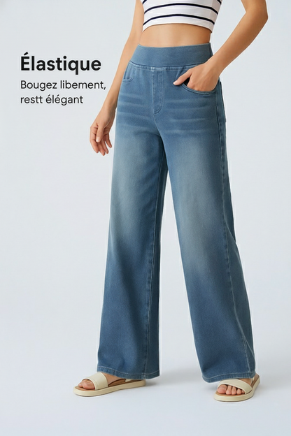 UltraStretch™ – Jean Taille Haute Ultra-Stretch avec Poches Pratiques - Science Factory FR