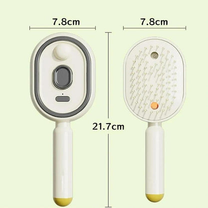 SleekMist™ Pro Brosse Lissante Rechargeable avec Peigne Démêlant Intégré