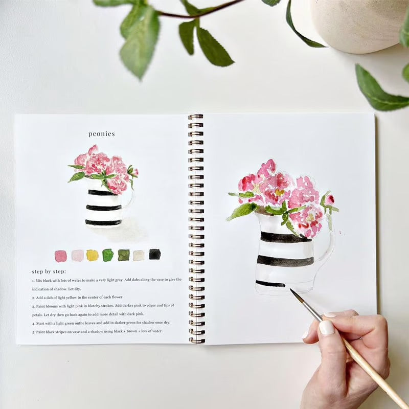 AquaRêve™ | Libérez votre créativité avec notre livre d’aquarelle ludique !