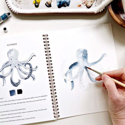 AquaRêve™ | Libérez votre créativité avec notre livre d’aquarelle ludique !