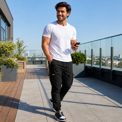 CargoEase™ | Le confort d’un jogging, l’élégance en plus