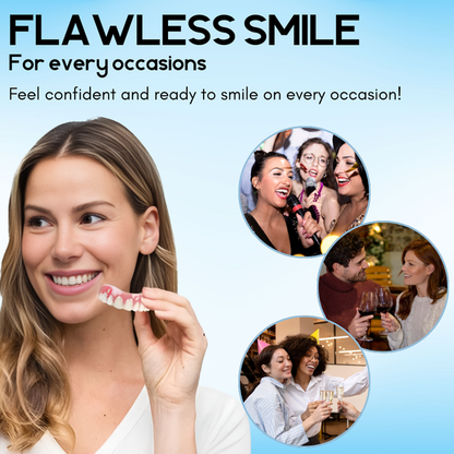 Achetez 1, Recevez 1 Gratuit | SmileFit™ Silicone-Reline Set - Confort Durable, Ajustement Parfait et Un Sourire Éclatant ! - Science Factory FR