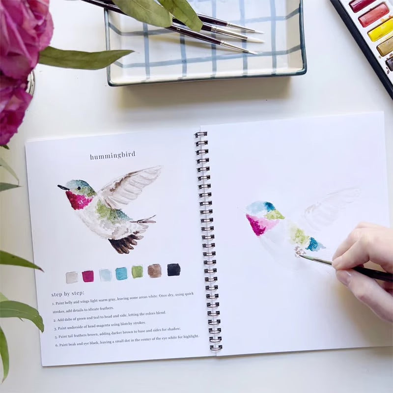 AquaRêve™ | Libérez votre créativité avec notre livre d’aquarelle ludique !