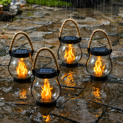 SolarFlame™ | Lanterne solaire avec effet de flamme réaliste