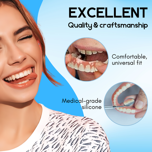 Achetez 1, Recevez 1 Gratuit | SmileFit™ Silicone-Reline Set - Confort Durable, Ajustement Parfait et Un Sourire Éclatant ! - Science Factory FR
