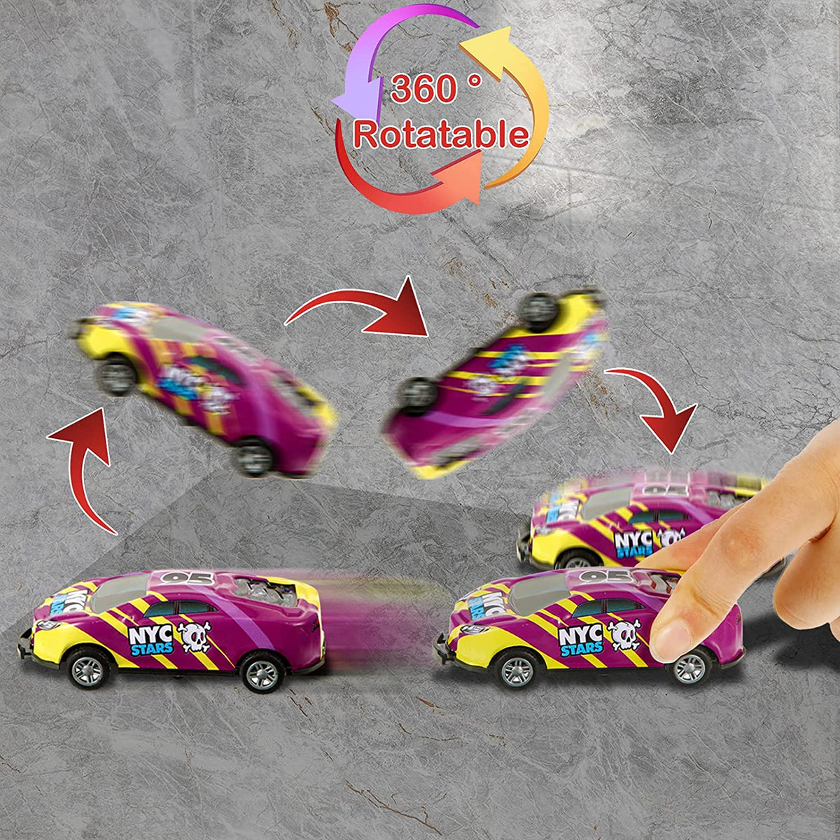 TurboFlip™ Cascades & Fun – Coffret Voitures Jouet - Science Factory FR