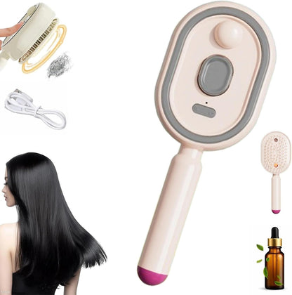 SleekMist™ Pro Brosse Lissante Rechargeable avec Peigne Démêlant Intégré