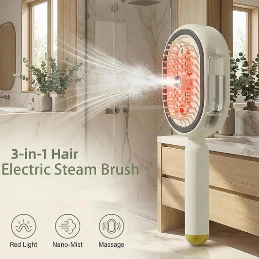 SleekMist™ Pro Brosse Lissante Rechargeable avec Peigne Démêlant Intégré