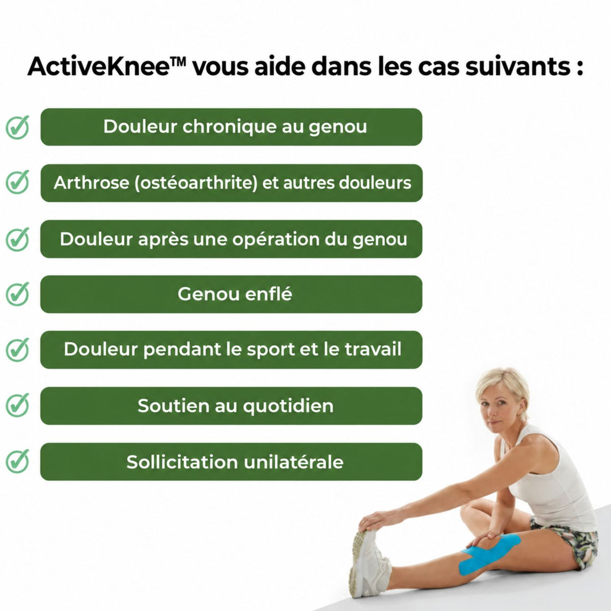 ActiveKnee™ | Maintien stable et liberté de mouvement