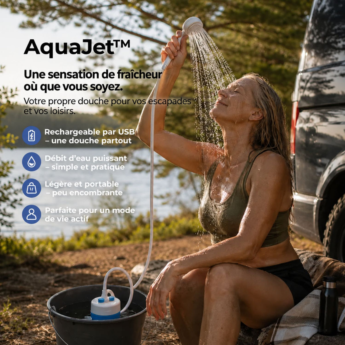 AquaJet™ | Kit complet avec tuyau et embouts