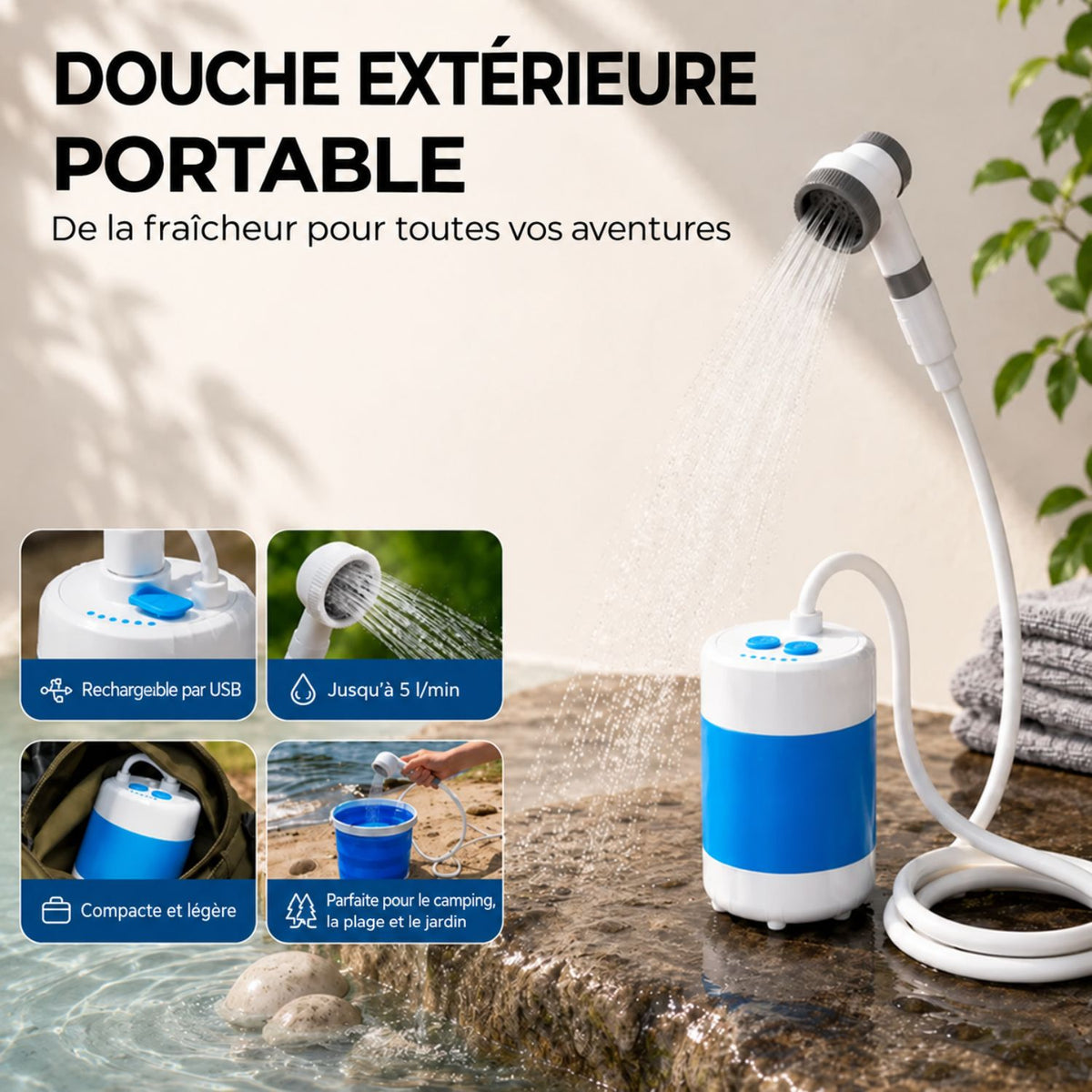 AquaJet™ | Kit complet avec tuyau et embouts