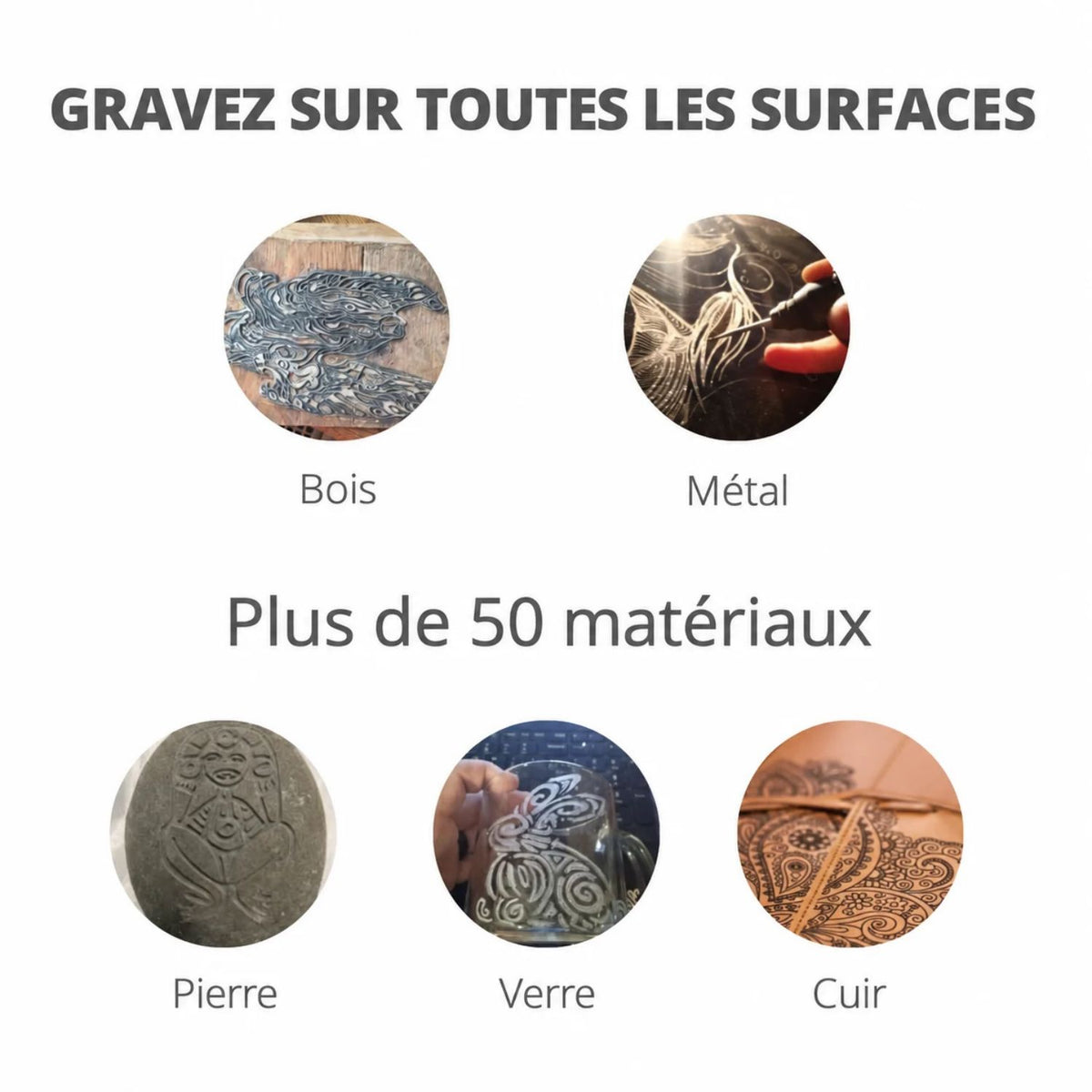 ArtScribe™ – Stylo graveur professionnel + 30 embouts GRATUITS !