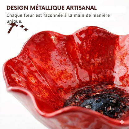 50 % DE RÉDUCTION | BloomNest™ Fleur Métallique Artisanale – Donnez Vie À Votre Jardin [Dernier Jour De Promotion]