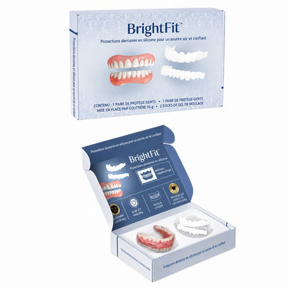 BrightFit™ | Le sourire parfait et instantané, sans douleur ni rendez-vous