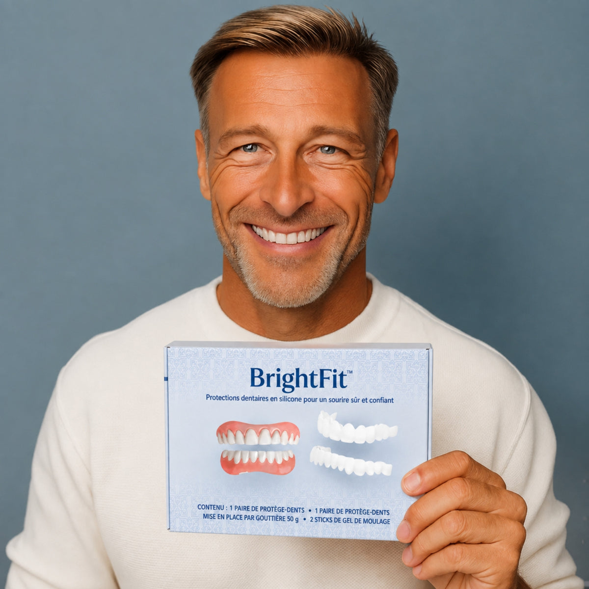 BrightFit™ | Le sourire parfait et instantané, sans douleur ni rendez-vous