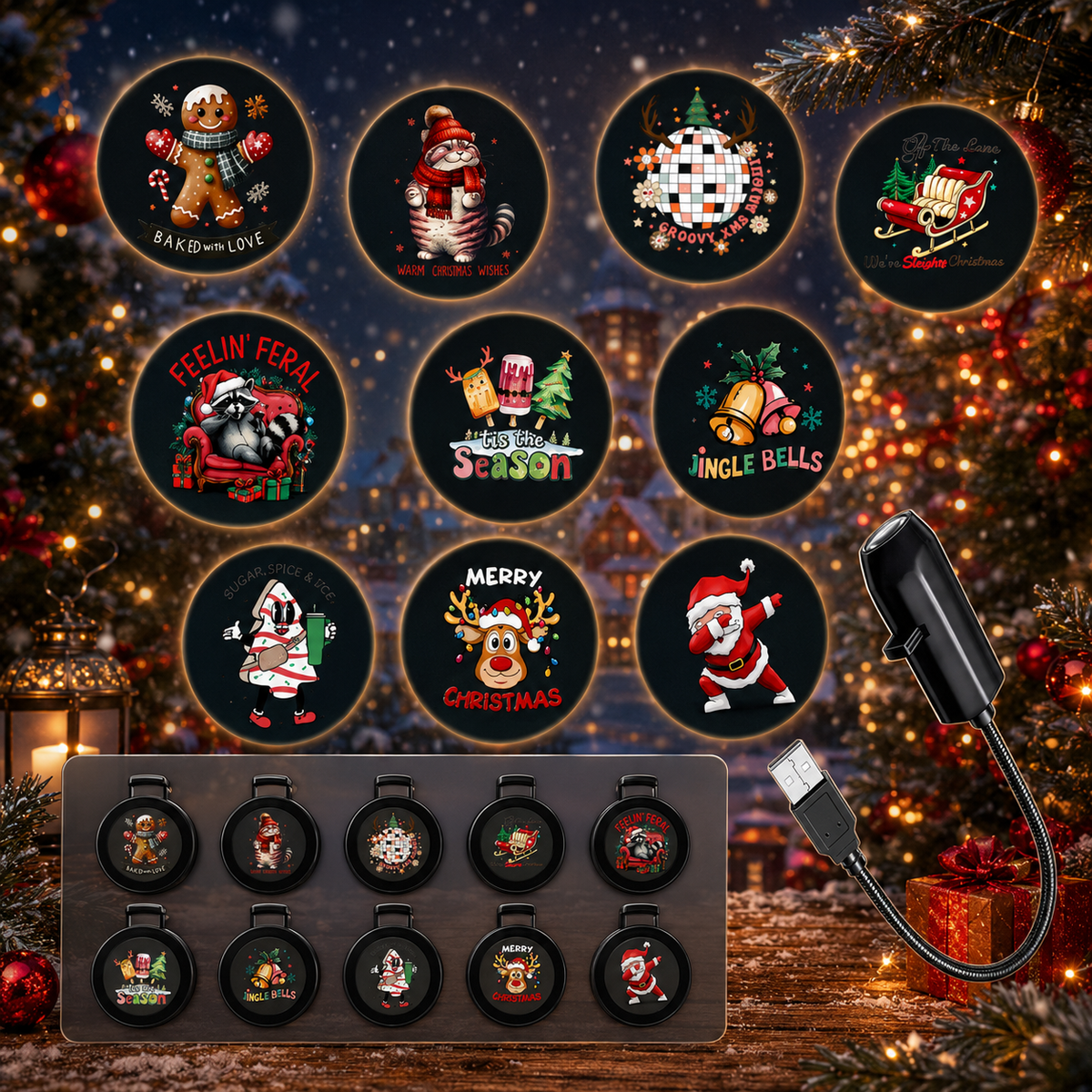StarryMagic™ | Projecteur HD de Noël aux effets lumineux magiques 🎄🌟