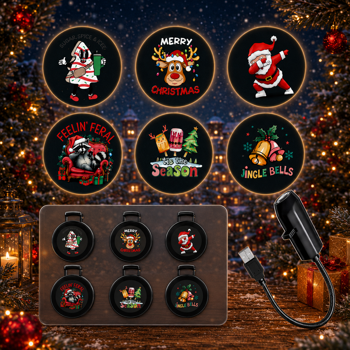 StarryMagic™ | Projecteur HD de Noël aux effets lumineux magiques 🎄🌟