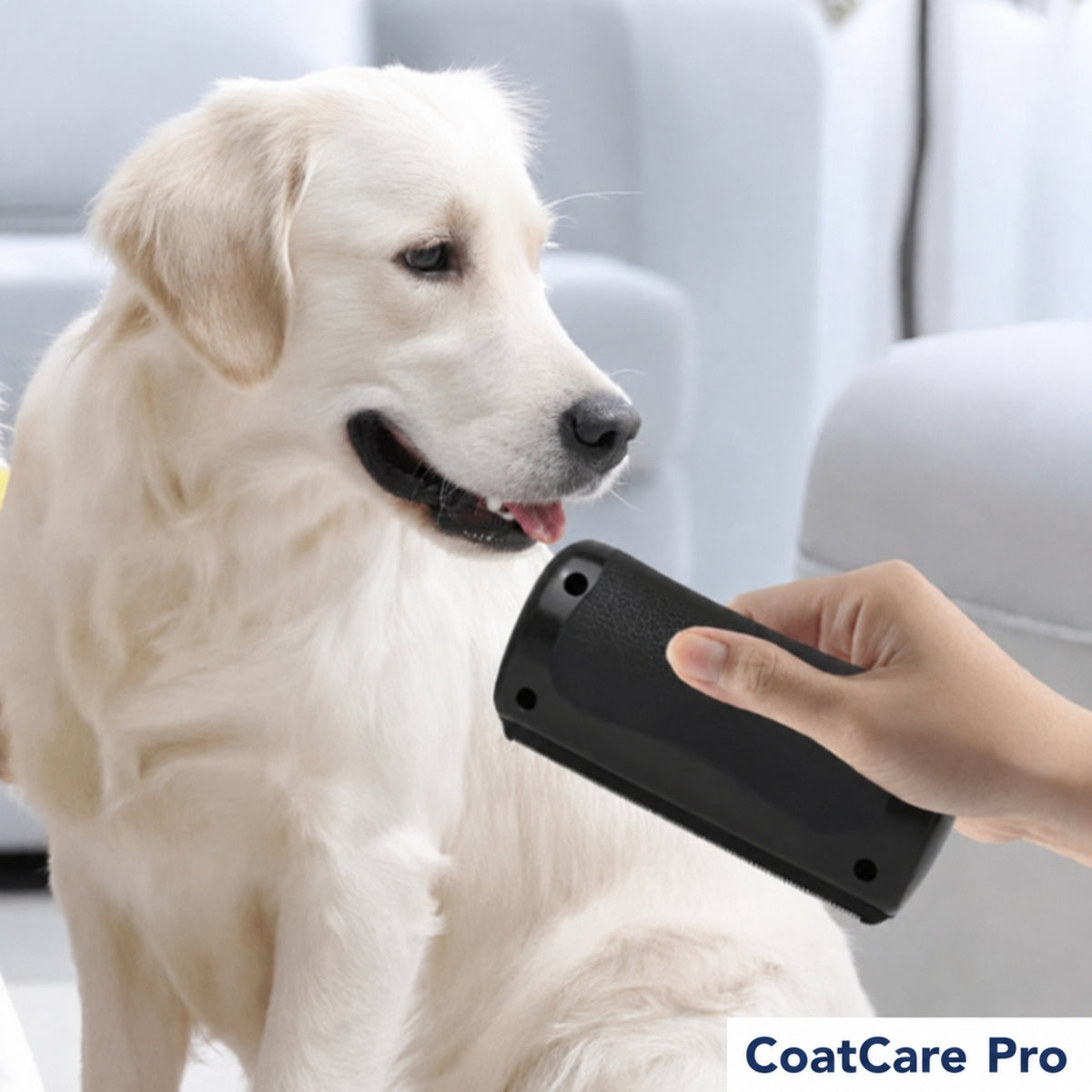 CoatCare Pro™ | La brosse ultime contre la perte de poils et les puces