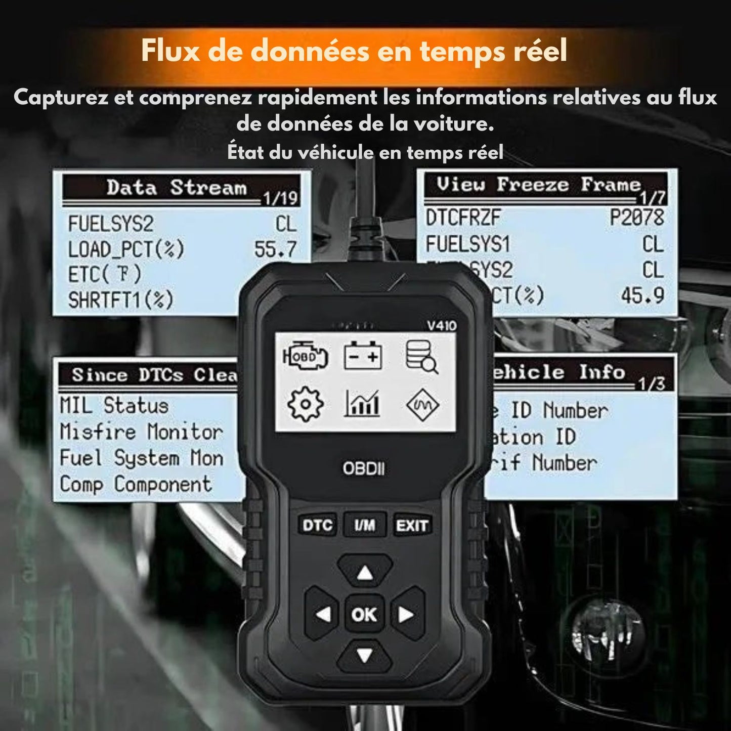 DiagnoPro™ | Scanner de diagnostic OBD2 pour une détection rapide des pannes et un diagnostic précis du véhicule