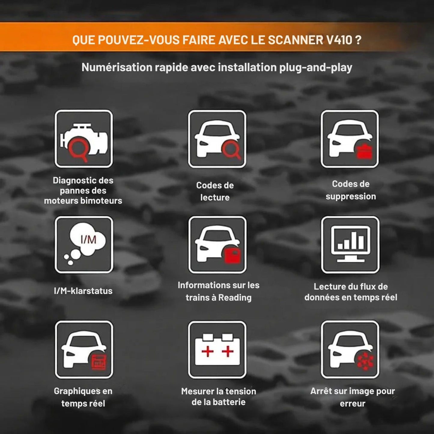 DiagnoPro™ | Scanner de diagnostic OBD2 pour une détection rapide des pannes et un diagnostic précis du véhicule