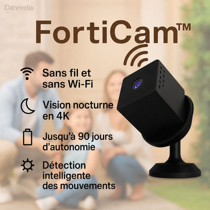 FortiCam™ | Toujours protégé, même sans Internet ni électricité