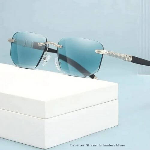 BlueShield™ | Lunettes de lecture anti-lumière bleue haute résistance – Vision de près et de loin | 1+1 OFFERT