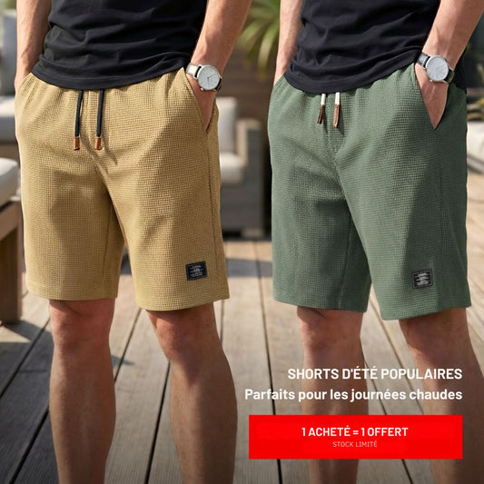 SummerFlex™ | Short d’Été Confortable avec Taille Élastique | 1+1 GRATUIT