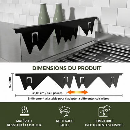 GapLock™ Extend – Protège-Interstice Extensible pour Cuisinière – Protection Réglable pour Plan de Travail de Cuisine