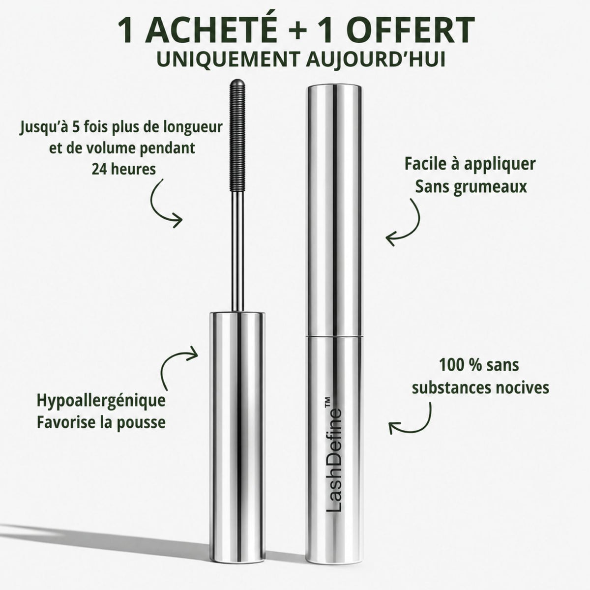 LashDefine™ | Peigne métallique pour des cils sublimés et longue tenue