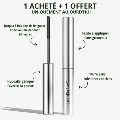 LashDefine™ | Peigne métallique pour des cils sublimés et longue tenue