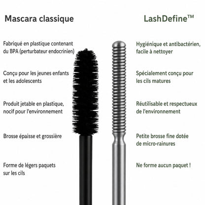 LashDefine™ | Peigne métallique pour des cils sublimés et longue tenue