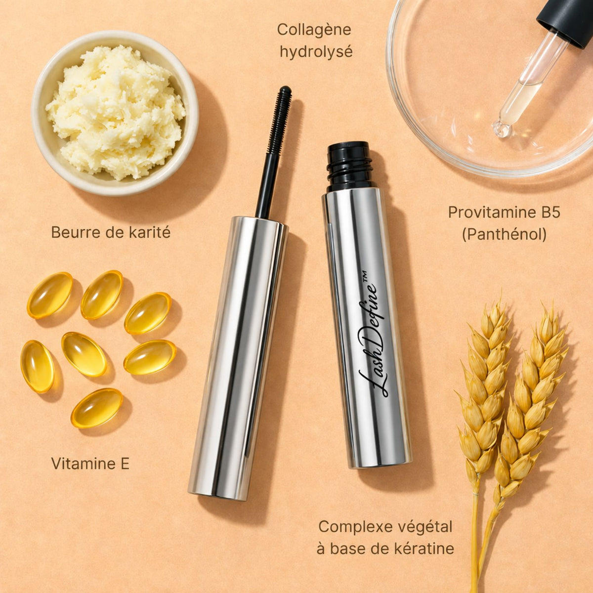 LashDefine™ | Peigne métallique pour des cils sublimés et longue tenue