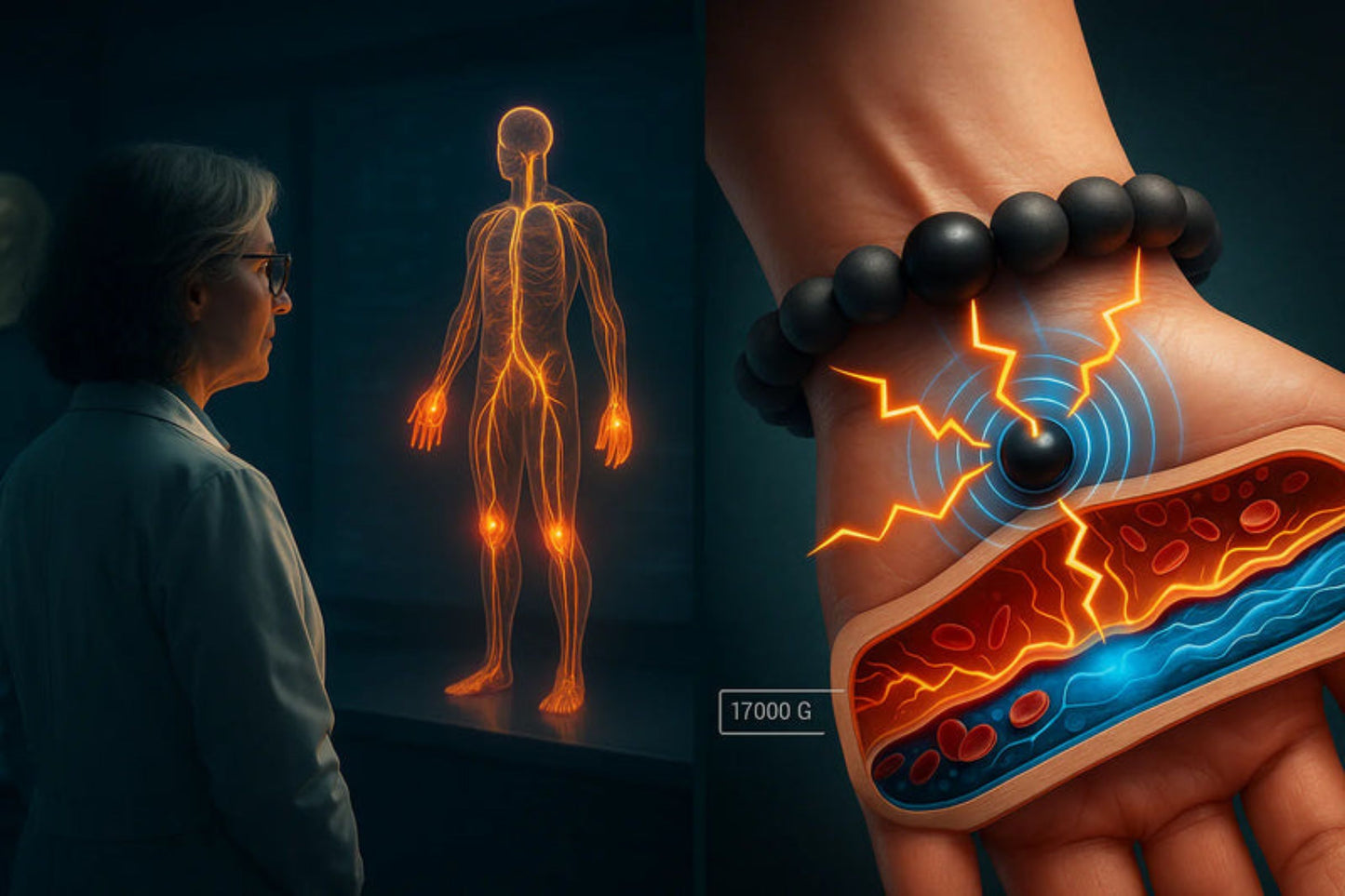 MagniRelief™ – Bracelet Thérapeutique Magnétique Anti-Douleur