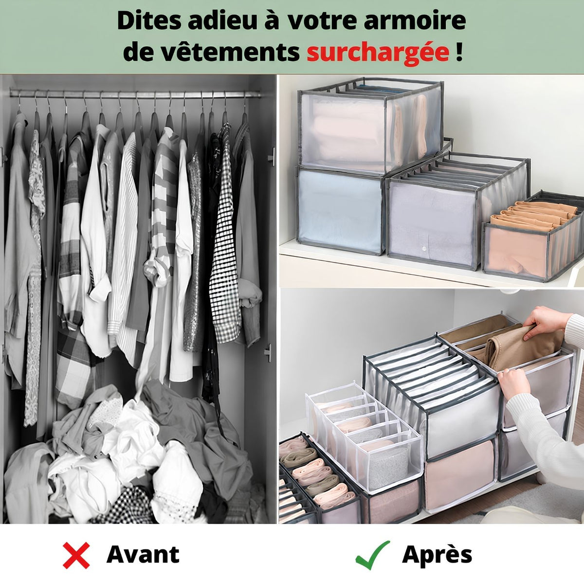 NeatNest™ | Organisateur gain de place intelligent