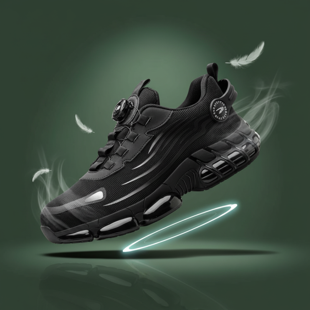 AeroSafe™ S3 Air – Chaussures de sécurité ultralégères avec embout en acier et fermeture à molette