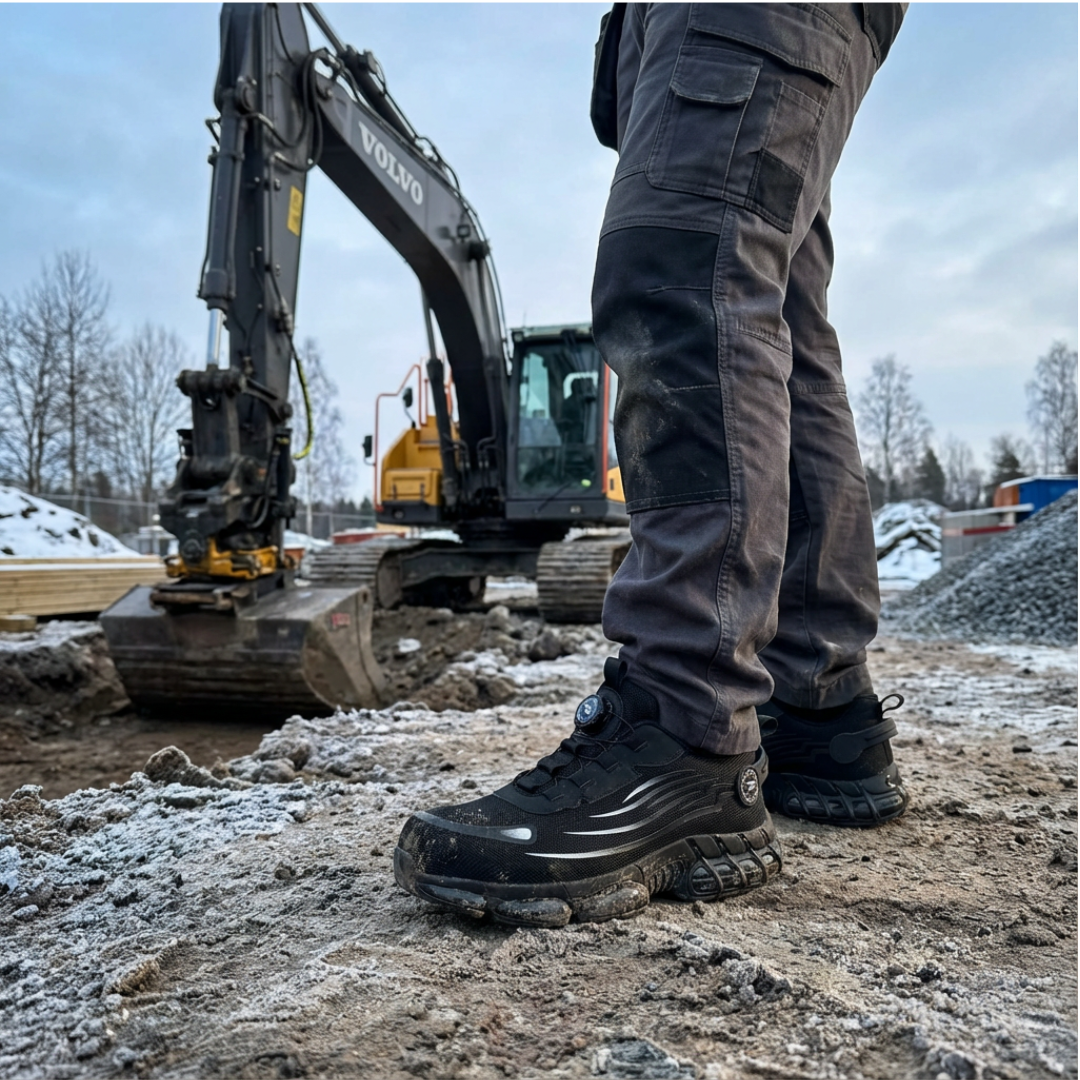 AeroSafe™ S3 Air – Chaussures de sécurité ultralégères avec embout en acier et fermeture à molette