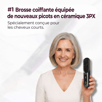 PixieBrush™ | Coiffez facilement vos cheveux courts