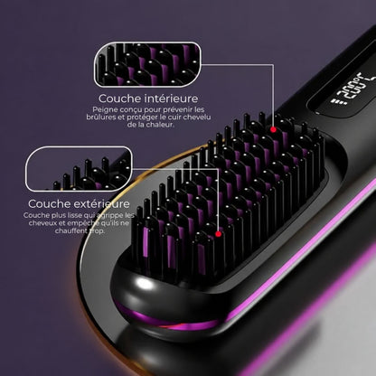 PixieBrush™ | Coiffez facilement vos cheveux courts