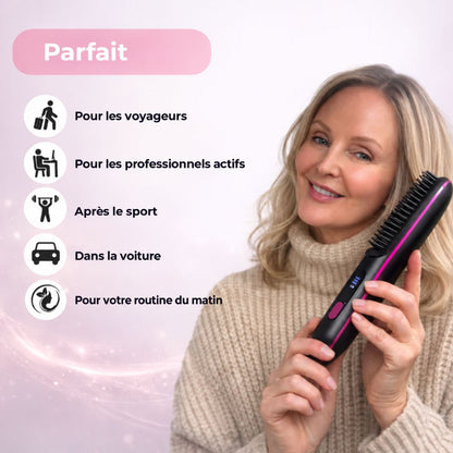 PixieBrush™ | Coiffez facilement vos cheveux courts