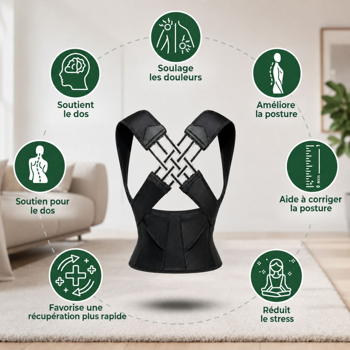 PosturEase™ | Correcteur de posture – Pour une posture plus droite