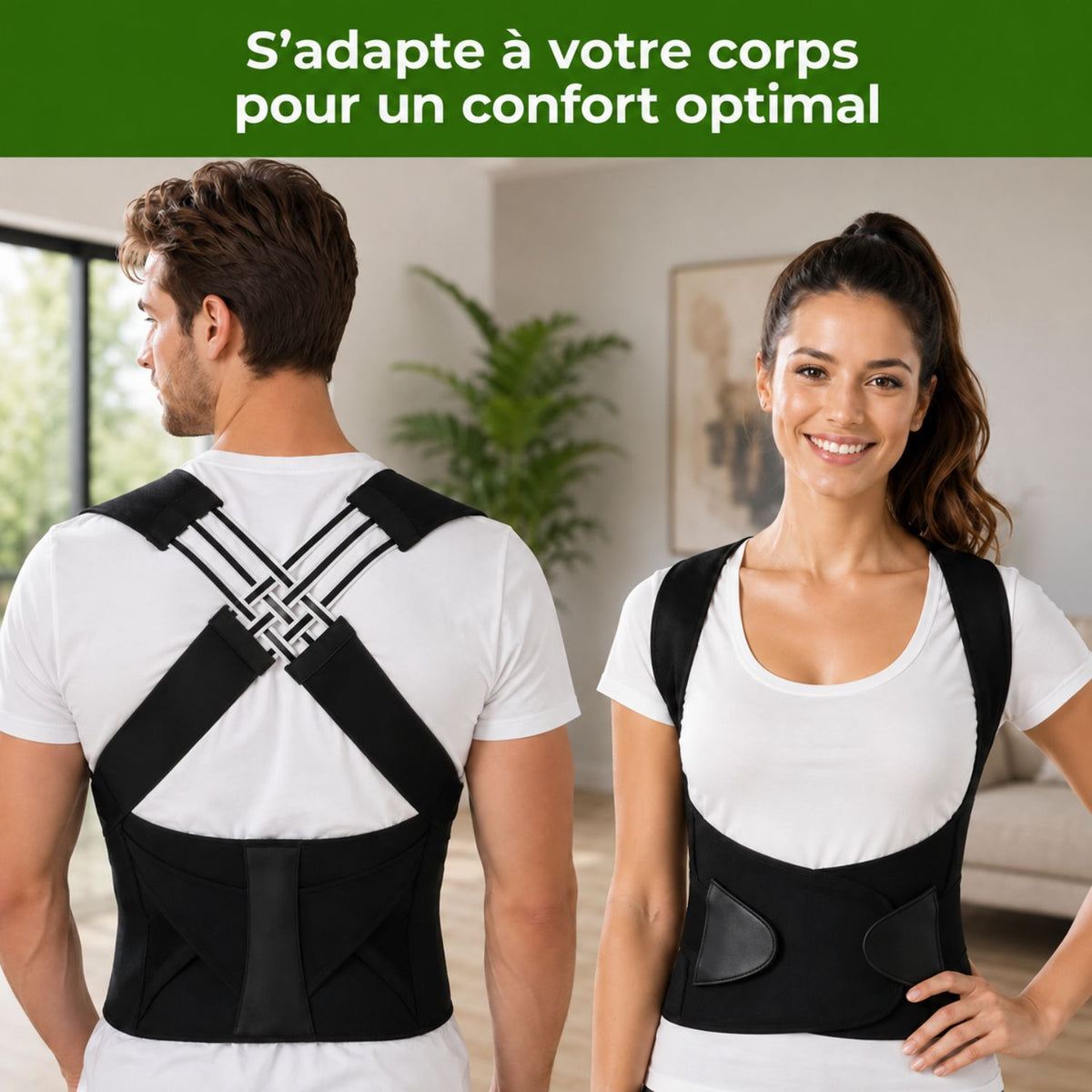PosturEase™ | Correcteur de posture – Pour une posture plus droite