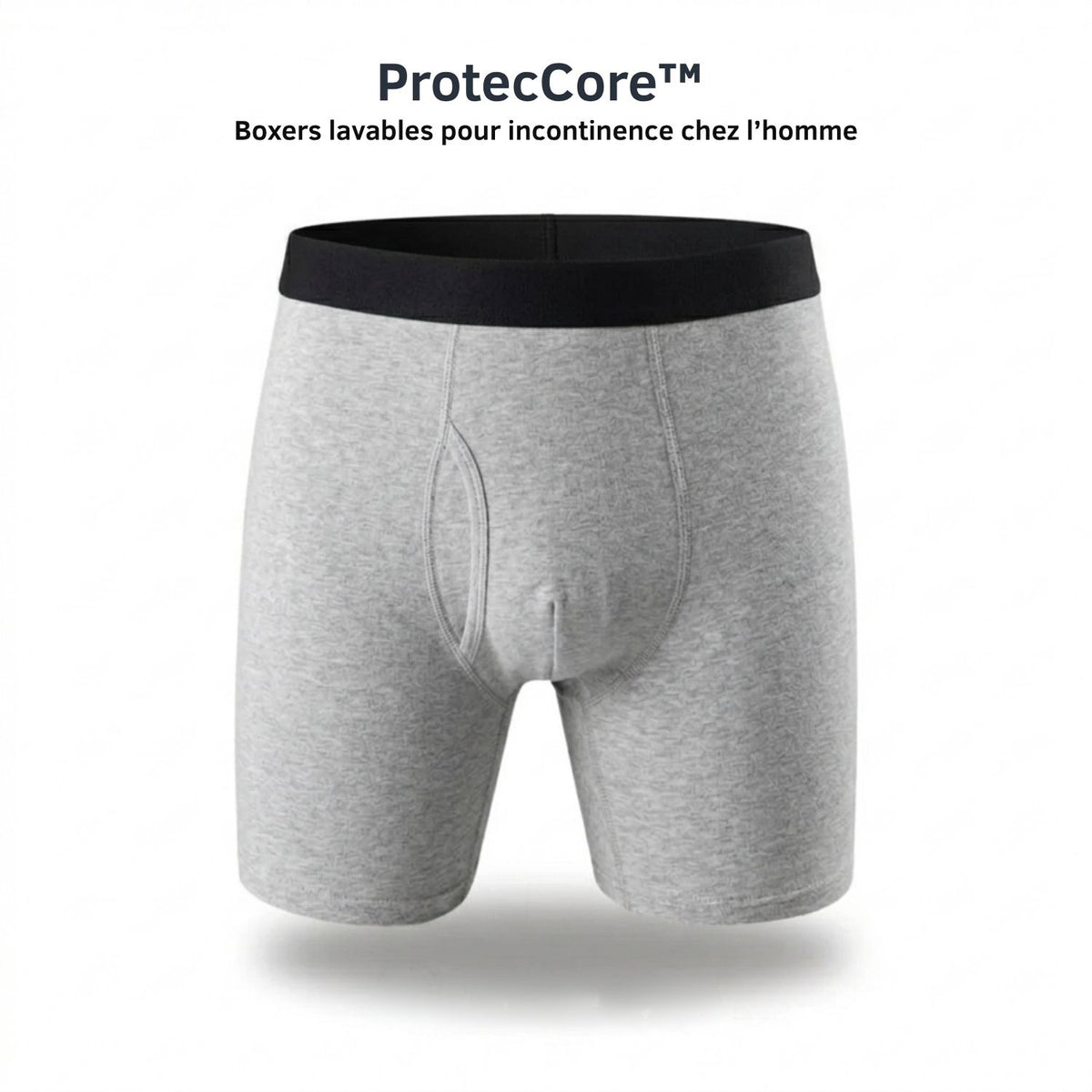 ProtecCore™ | Ressemble à un boxer classique. Protège comme aucun autre.