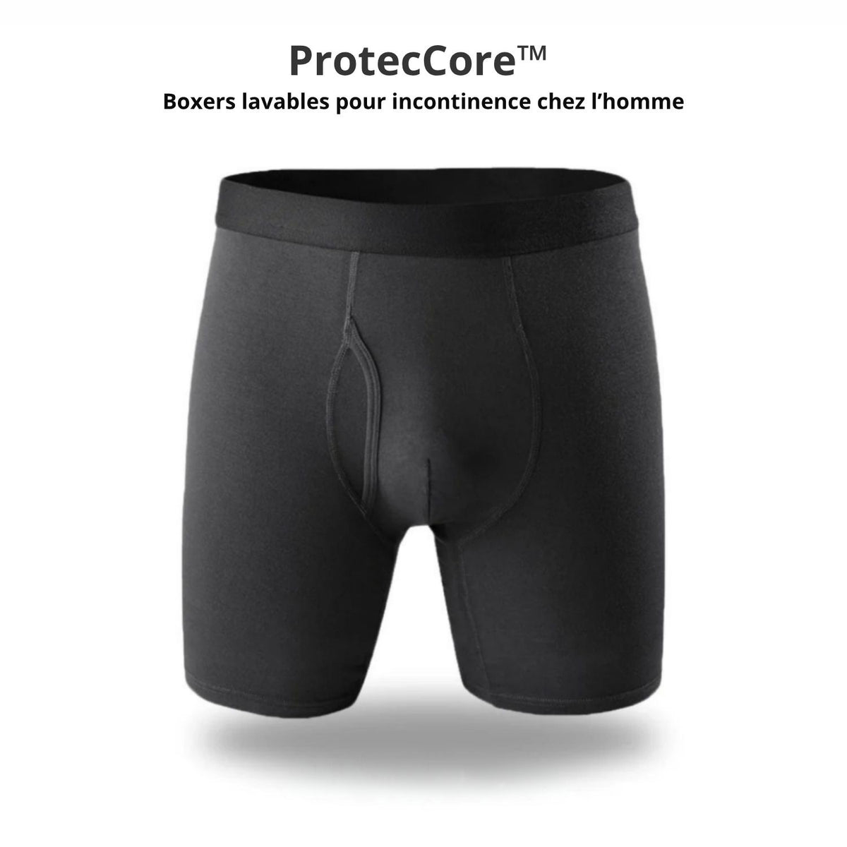 ProtecCore™ | Ressemble à un boxer classique. Protège comme aucun autre.