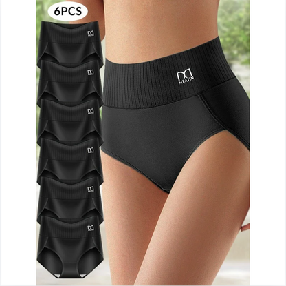 SlimFusion™ | Lot de 6 Culottes Taille Haute Gainantes pour un Confort Toute la Journée
