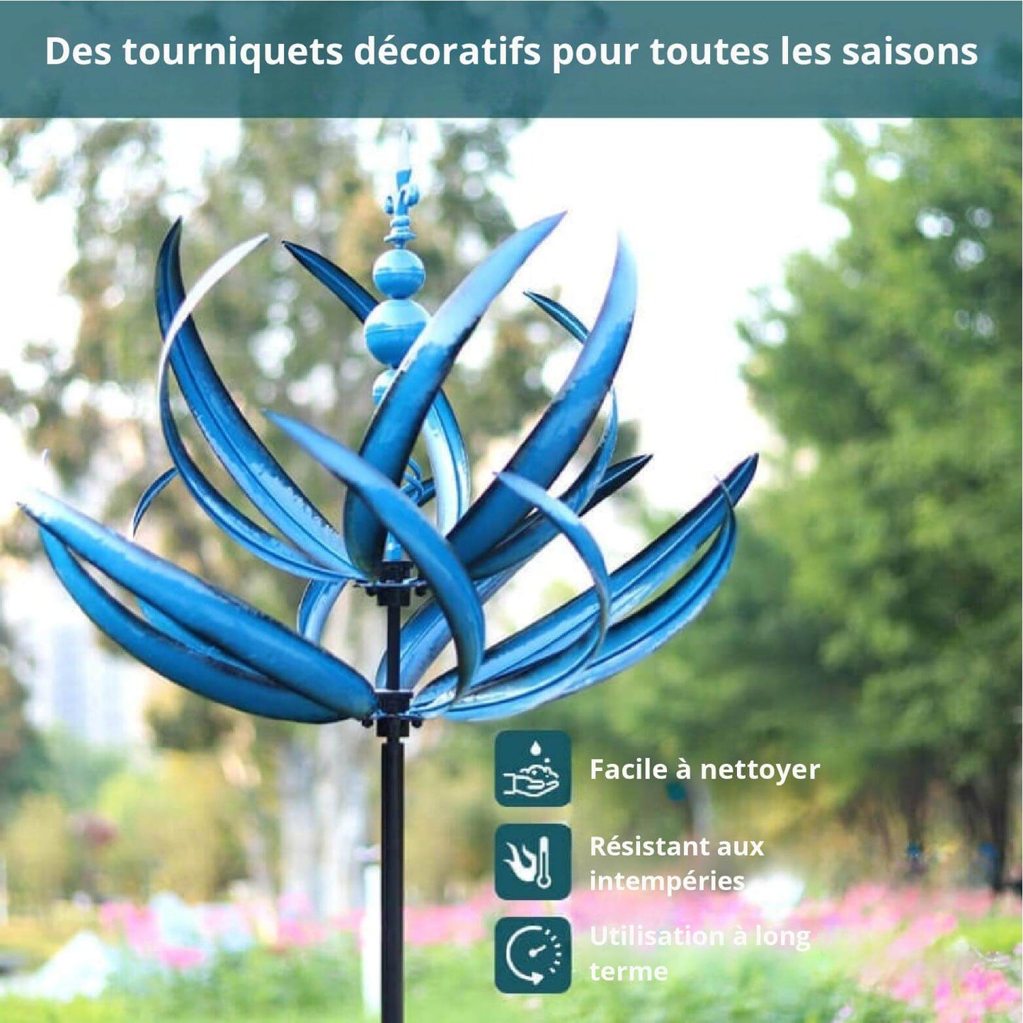 SerenitySpin™ - Vivez la beauté du moulin à vent Lotus
