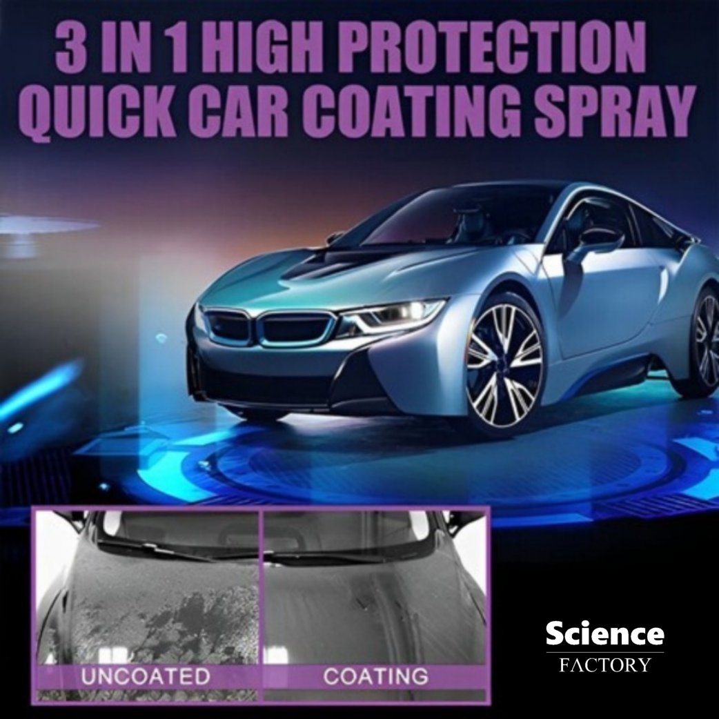 ShineShield™ | Spray Céramique pour Voiture | 1+1 GRATUIT - Science Factory FR