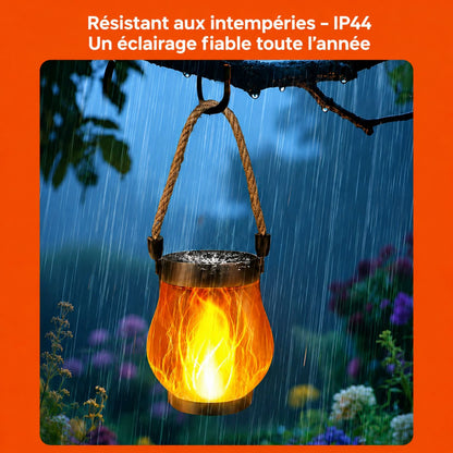 SolarFlame™ | Lanterne solaire avec effet de flamme réaliste