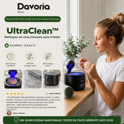 UltraClean™ | Nettoyage en profondeur de votre gouttière dentaire en seulement 5 minutes